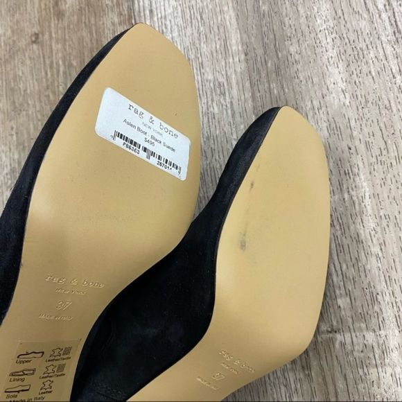 Rag & Bone Aslen Boot In Black Suede - Picture 4 of 4